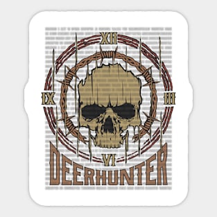 Deerhunter Vintage Skull Sticker